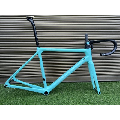 Bianchi Specialissima Carbon Fiber Road Bicycle Frame Blue Bianchi Frame